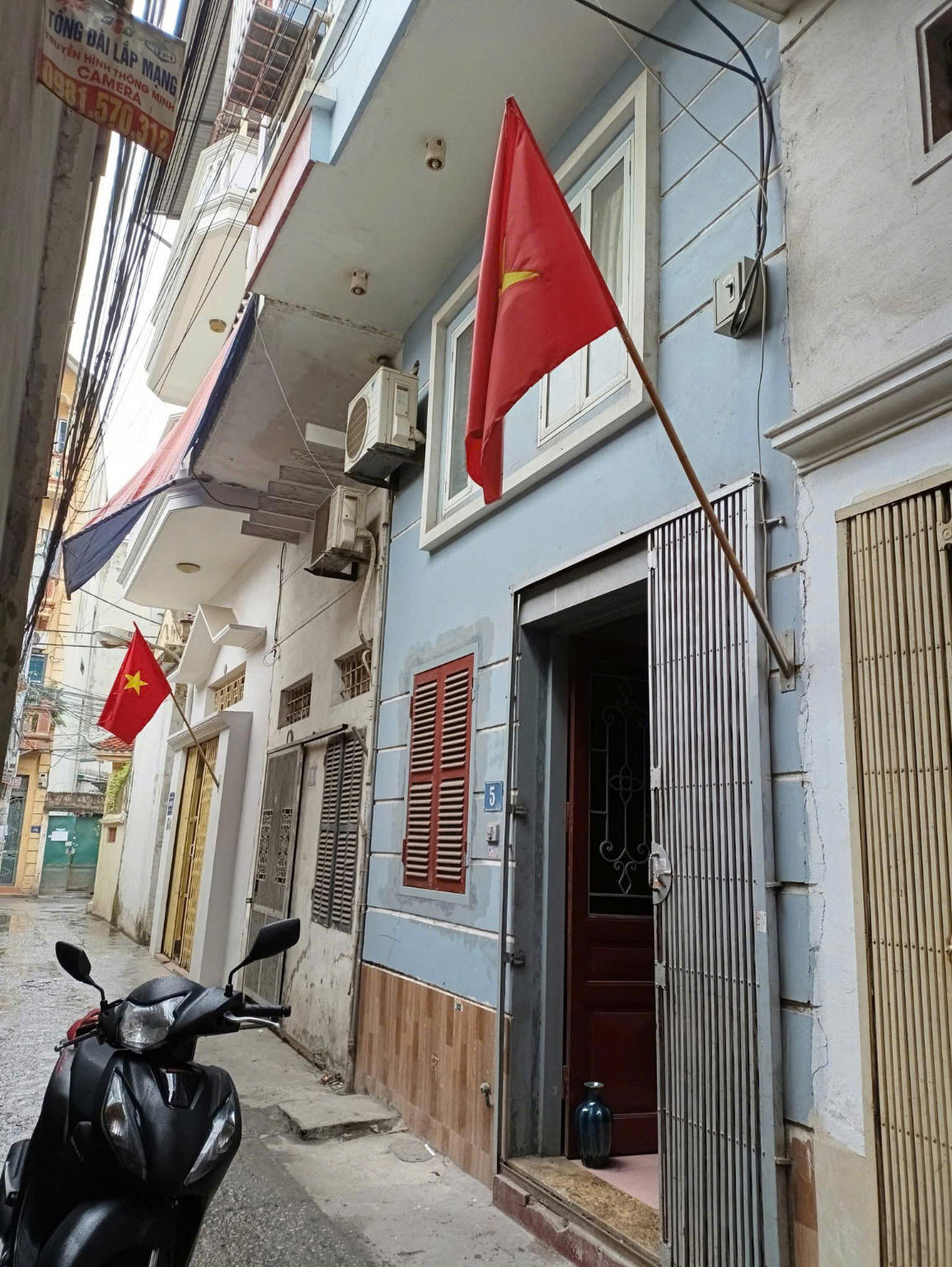 Cho thuê nhà nguyên căn ngõ 230 Hoàng Mai 30m2 x 4 tầng, 8.5 Triệu ở gia đình, nhóm đi làm - Ảnh chính